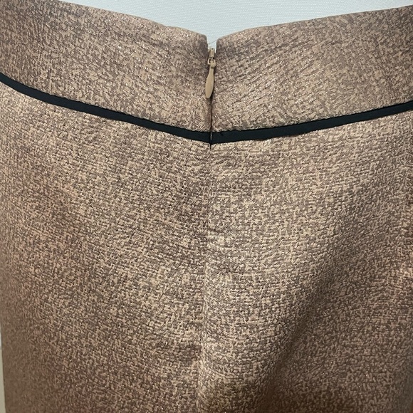 The Limited Brown and Gold Mini Pencil Skirt for Night Out, Shimmering, Size 10 - Picture 5 of 12